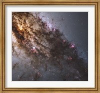 Dark Lanes of Dust Crisscross the Elliptical Galaxy Centaurus A Fine Art Print