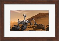 NASA's Mars Science Laboratory Curiosity rover Fine Art Print