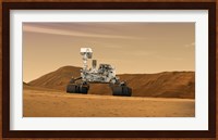 Mars Science Laboratory Curiosity rover Fine Art Print