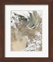 An intense Dust Storm Blows over the Middle East Fine Art Print
