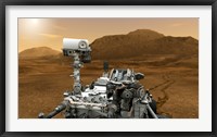 Artist concept of NASA's Curiosity rover Fine Art Print