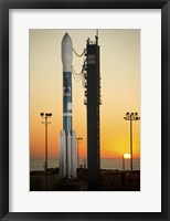The Delta II Rocket on its Launch pad Fine Art Print
