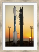 The Delta II Rocket on its Launch pad Fine Art Print