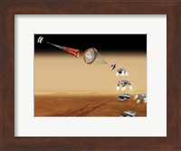 Artist's Concept of a Proposed Mars sample Return Mission Fine Art Print