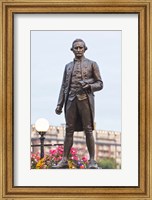 British Columbia, Victoria, Captain James Cook Statue Fine Art Print