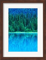 Emerald Lake Boathouse, Yoho National Park, British Columbia, Canada (vertical) Fine Art Print