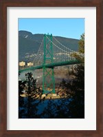 British Columbia, Vancouver, Lion's Gate Bridge Fine Art Print