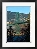 British Columbia, Vancouver, Lion's Gate Bridge Fine Art Print