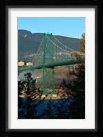 British Columbia, Vancouver, Lion's Gate Bridge Fine Art Print