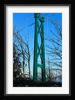British Columbia, Vancouver, Lion's Gate Bridge Tower Fine Art Print