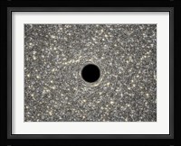 Artist's Concept of Giant Black Hole in Center of Ultracompact Galaxy Fine Art Print