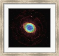 Hubble Reveals the Ring Nebula's True Shape Fine Art Print