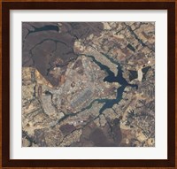 Natural-Color Image of Brasilia, Brazil Fine Art Print