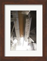 Space shuttle Discovery lifts off from Launch Pad 39A Fine Art Print