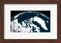 View over Greenland and the Arctic Ocean Fine Art Print