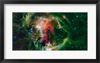Mosaic is of the Soul Nebula, also Known as the Embryo Nebula, IC 1848, or W5 Fine Art Print