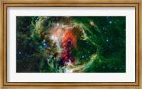 Mosaic is of the Soul Nebula, also Known as the Embryo Nebula, IC 1848, or W5 Fine Art Print