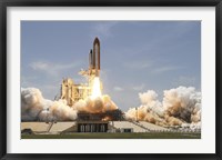 Space Shuttle Atlantis Lifting off From Launch Pad 39A at the Kennedy Space Center in Florida Fine Art Print