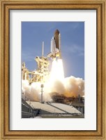 Space Shuttle Atlantis' Twin Solid Rocket Boosters Fine Art Print