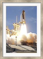 Space Shuttle Atlantis' Twin Solid Rocket Boosters Fine Art Print