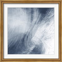 A giant Whirlpool Cloud Swirls Above the Sea Between Spain and Morocco Fine Art Print