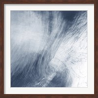 A giant Whirlpool Cloud Swirls Above the Sea Between Spain and Morocco Fine Art Print