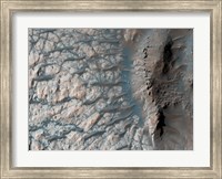 Part of the Floor of a Large Impact Crater in the Southern Highlands on Mars Fine Art Print
