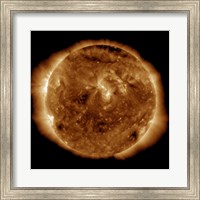 A Dark Rift in the Sun's Atmosphere Known as a Coronal Hole Fine Art Print