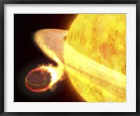 The Hottest known Planet in the Milky Way, called WASP-12b Fine Art Print