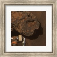 Close-up view of the Mars meteorite Known as Oilean Ruaidh Fine Art Print