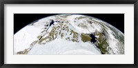 Partial view of Earth showing Northern Canada and Northern Greenland Fine Art Print