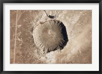A Meteorite Impact Crater in the Northern Arizona desert of the United States Fine Art Print