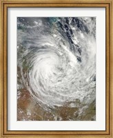 Tropical Cyclone Yasi over Australia Fine Art Print