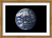Full Earth Centered over the Pacific Ocean Fine Art Print