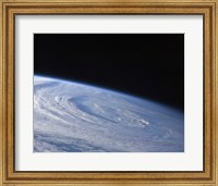 A High-Oblique view of the Extra-Tropical Unnamed Cyclone that Merged with Hurricane Earl Fine Art Print