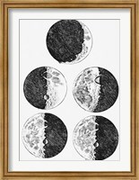 Galileo's Drawings of the Phases of the Moon Fine Art Print
