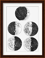 Galileo's Drawings of the Phases of the Moon Fine Art Print
