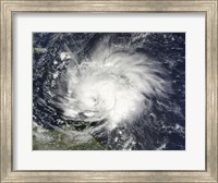 Hurricane Tomas over the Lesser Antilles Fine Art Print