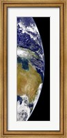A partial view of Earth showing Australia and the Great Barrier Reef Fine Art Print