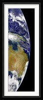 A partial view of Earth showing Australia and the Great Barrier Reef Fine Art Print