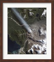Natural Color view of the Chaiten Volcano Fine Art Print