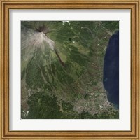 Natural-Color image of the Mayon Volcano in the Philippines Fine Art Print