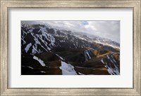 Aerial view over Mountains in Afghanistan Fine Art Print