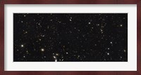A Panoramic view of over 7,500 Galaxies Stretching back Through Most of the Universe's History Fine Art Print