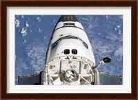 View of Space Shuttle Endeavour's Crew Cabin and Forward Payload Bay Fine Art Print