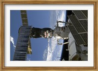 Russia's Progress 35P is Docked to the Pirs Docking Compartment Fine Art Print