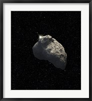 An Artist's Impression of a One-Half-Mile-Diameter Kuiper Belt Object Fine Art Print
