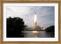Space Shuttle Lifts Off Fine Art Print