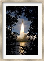 Space Shuttle Atlantis Lifts Off Fine Art Print