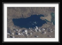 Part of the Dead Sea and Parts of Israel and Jordan Fine Art Print